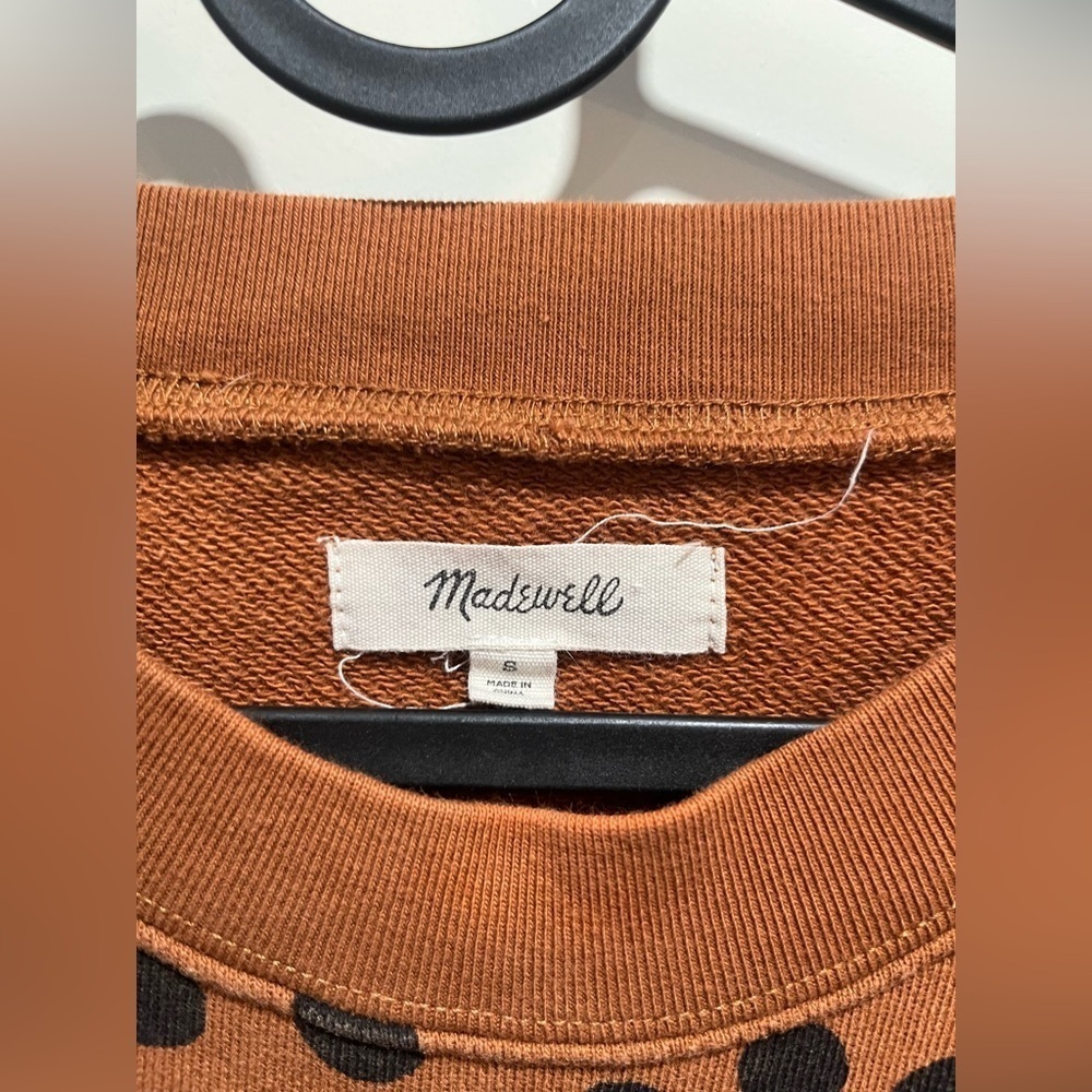 Madewell leopard dot sweatshirt - Picture 4 of 6